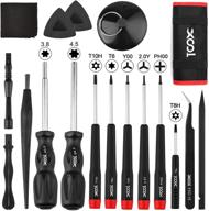 17-in-1 tri-point screwdriver set: professional tool kit for repairing switch/switch lite/joycon, nes/snes/ds/ds lite/wii/gba games logo