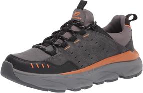 img 4 attached to Skechers Mens Delmont Sonaro Hiking Black Men's Shoes