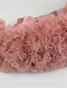 img 1 attached to 👑 Princess Fluffy Soft Tulle Tutu Skirt for Baby Girls | Ballet Birthday Party Pettiskirt (9M-8T)