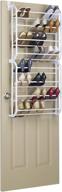 whitmor over the door 👠 shoe rack - white, holds 24 pairs логотип