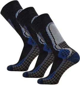 img 4 attached to Kids Junior High-Performance Ski Socks - Warm Snowboard, Skiing Socks for Boys and Girls