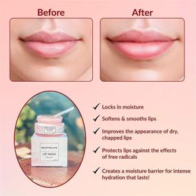 img 2 attached to 💋 YuGlo Lip Sleeping Mask with Moisture & Collagen Boost for Restoring, Hydrating & Plumping Dry, Chapped Lips