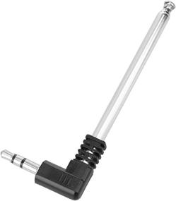 img 4 attached to 📻 ENUODA 3.5mm Telescoping FM Radio Antenna for Mobile Cell Phone, Teenage Engineering OP-1, and Other Electronics Products with 3.5mm Port FM Radio Receiver - 4 Sections, 8.2cm/24.5cm