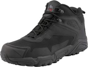 img 4 attached to 🥾 NORTIV 8 Men's Lightweight Mid-Ankle Waterproof Hiking Boots - Ideal Trekking, Outdoor & Tactical Combat Footwear