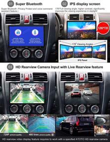 img 2 attached to [Single-Din/8inch Floating IPS Display] ATOTO S8 Gen2 In-dash Video Receiver with USB Tethering, 2 BT, Octa-Core CPU, Android Auto &amp; Wireless CarPlay, HD Rearview with LRV, SCVC and More