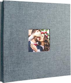 img 4 attached to 📸 Красивый самоклеящийся магнитный альбом для скрапбукинга Beautyus - самостоятельное изготовление альбома памяти для юбилея, свадьбы и семьи - подходит для фотографий размером 3x5, 4x6, 5x7, 6x8, 8x10.
