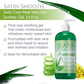 img 1 attached to 🌿 Satin Smooth Aloe Vera Skin Soother Gel – 16 fl oz