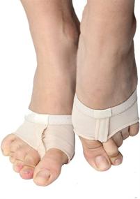 img 3 attached to 🩰 Dance Paw Shoes Half Sole for Upriver Ballet Belly Dance