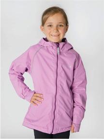 img 3 attached to 🧥 Therm Girls Rain Jacket: Lined Kids Raincoat with Magic Pattern - Lightweight Coat for All-Weather Protection