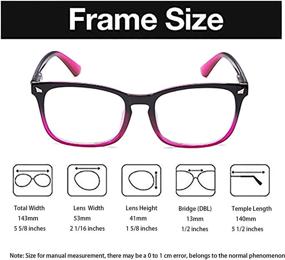 img 3 attached to 👓 Enhance Your Style with Reducblu Stylish Reading Glasses for Fashionable Women - Trendy Ladies Readers