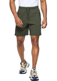 img 3 attached to 🩳 Viodia Men's Hiking Cargo Shorts: Quick Dry, Lightweight & Pocket-Friendly Workout Gear