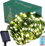 🌞 transform your outdoor spaces with colorina upgraded 72ft 200 led solar outdoor lights: waterproof & versatile green wire solar twinkle lights logo