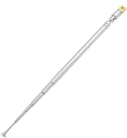 img 1 attached to 📻 E-outstanding 1 Pair AM FM Radio Universal Antenna: Telescopic Stainless Steel Replacement for Radio TV Electric Toys - 20" Length, 6 Section Antenna Aerial