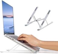 nodteck aluminum laptop stand – ergonomic foldable portable desktop holder for macbook air pro, dell xps, hp, lenovo & more 10-15.6 logo