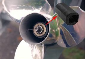 img 1 attached to 🔧 Propeller Removable Hub Replacement for Quicksilver - GreatUs Drive Sleeve 835290Q1 (3.625 inches) | Compatible with Mercury, Mercruiser, Solas, Michigan Wheel