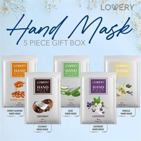 img 2 attached to 👐 Revitalizing Hand Treatments: 5-Pack Deep Conditioning Hand Mask set with Coconut, Aloe, Honey Almond, Lavender, and Vanilla - Enriched with Vitamin E, Shea Butter & Jojoba Oil! Perfect Gifts for Women, Christmas, Birthdays, Moms, and Best Friends!