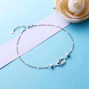 img 3 attached to 👣 Stylish and Adjustable Women's Anklet: DA OCHONG S925 Sterling Silver Foot Ankle Bracelet