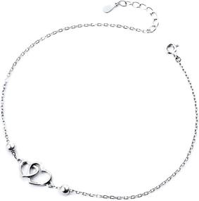 img 4 attached to 👣 Stylish and Adjustable Women's Anklet: DA OCHONG S925 Sterling Silver Foot Ankle Bracelet