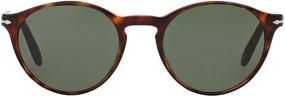 img 4 attached to 😎 Stylish Persol Tortoise Green Acetate Sunglasses: Sleek & Trendy Eyewear