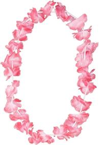 img 2 attached to Oojami 36 Piece Hawaiian Leis Necklace - Tropical Luau Hawaii Flower Lei Theme Party Favors for Birthday, Wedding, Beach Luau Party - Vibrant 3 Dozens Bright Colors