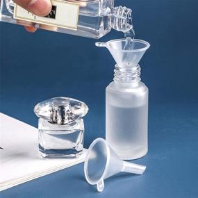 img 1 attached to TailaiMei 50 Pcs Mini Funnel Set: Clear Plastic Funnels for Perfume, Essential Oils, Lab Bottles, Sand Art, Spices & Recreational Activities