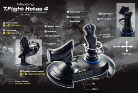 img 1 attached to 🎮 Thrustmaster T.Flight HOTAS 4 - Геймпад для PS4 и ПК для максимально реалистичного опыта полетных симуляторов