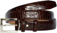 pasquale cutarelli crocodile pattern italian men's accessories for belts logo