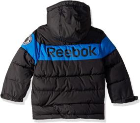 img 2 attached to 🧥 Оставайтесь теплыми и стильными с курткой Reebok Boys' Active Bubble Puffer.