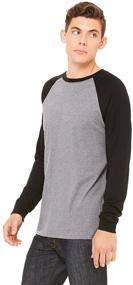 img 1 attached to 👕 Canvas Hawthorne Sleeve Baseball T Shirt: The Perfect Blend of Comfort and Style