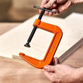 img 3 attached to 🔧 Pony Jorgensen 2640 4 Inch C Clamp: A Sturdy and Versatile Tool for Secure Gripping