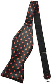 img 3 attached to Timeless Elegance: Ainow Classic Polka Bowties for Men - Microfiber Men's Accessories