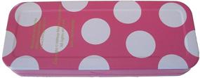 img 3 attached to StuffIncase Single Mini Pencil Box - Pink with White Polka Dots: Versatile Holder for Pencils, Makeup, Jewelry, Gifts, Candy – Perfect for Birthdays!