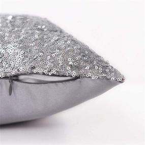 img 1 attached to Hello Tomorrow Sparkling Sequins Pillowcases