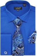 💎 diamond pattern cufflinks for men's shirts - c allen men's clothing logo