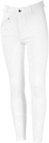 img 3 attached to Horze Junior Active Silicone Breeches Sports & Fitness