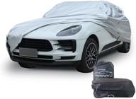 🚗 tengxiangchi 6 layers suv cover: ultimate waterproof protection for all weather, rain, sun & uv with zipper cotton - universal fit for suv (191"-205") logo