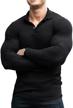 coofandy lightweight sweater ribbed muscle logo