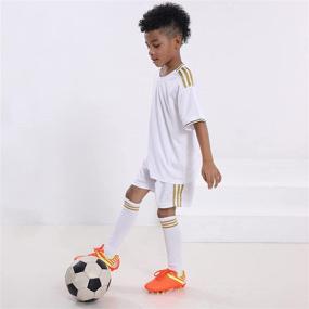 img 3 attached to Brooman Kids Athletic Soccer Cleats: High-Performance Firm Ground Football Shoes for Boys and Girls – Ideal for Outdoor Play