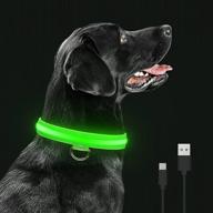 collar rechargeable waterproof adjustable safety logo