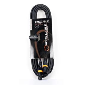 img 3 attached to 🔌 ADJ Products Accu Cable AC3PDMX25 - 25фт черный 3-пиновый DMX кабель освещения