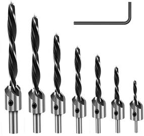 img 4 attached to Countersink Drill Bits Set Woodworking