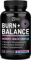 🌸 effective women's weight loss pills + daily balance vitamins. premium diet pills & women's multivitamin with iron, vitamin d, setria®, folate, b vitamins & hormone balance logo