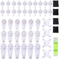 📸 ultimate hanging solution: ezakka 47-piece non-trace wall picture hook kit for invisible, traceless picture hanging logo