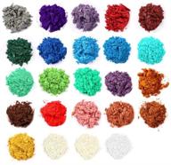 🎨 multifunctional mica powder: 24 colors for handmade soap, lip gloss, epoxy resin, candle making, eye shadow, and more! logo