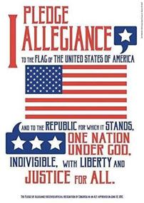img 2 attached to Eureka Pledge Allegiance Posters 837398