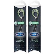 👅 dentek tongue cleaner, twin pack logo
