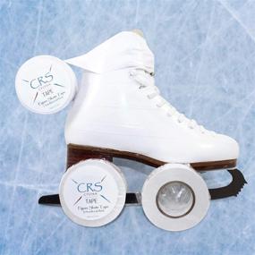 img 1 attached to 🔒 CRS Cross Figure Skate Tape - Extended 65-Ft Roll for Enhanced Protection of Leather Figure Skating Boots, Preserving Luster and Securing Laces. Improve Performance with Skate Tape for Figure Skates.