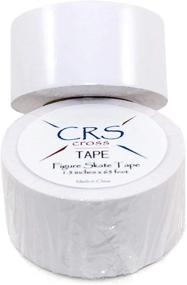 img 4 attached to 🔒 CRS Cross Figure Skate Tape - Extended 65-Ft Roll for Enhanced Protection of Leather Figure Skating Boots, Preserving Luster and Securing Laces. Improve Performance with Skate Tape for Figure Skates.