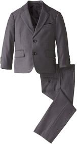 img 3 attached to AXNY Boys' Slim Tailored Three-Piece Suit