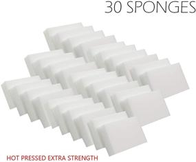 img 3 attached to 🧽 Ultimate Value Deal: 30 Extra Strength Magic Eraser Pads - White, All-Purpose, Long Lasting